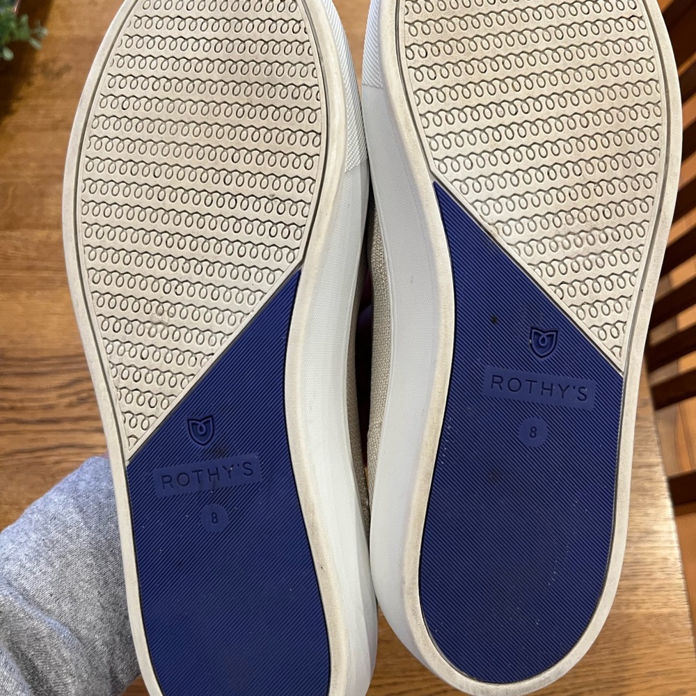 Rothy's Beige Slip-On Sneakers - Picture 3 of 3